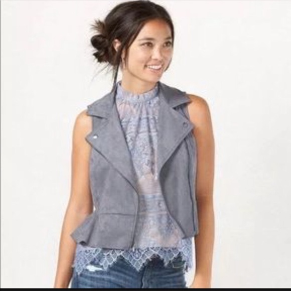 LC Lauren Conrad Tops - Lauren Conrad/ LC suede vest